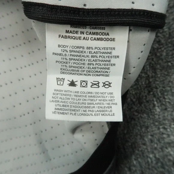 Nike Hoodie Men Large Gray Pro Training Full Zip PocketsHooded CZ2200